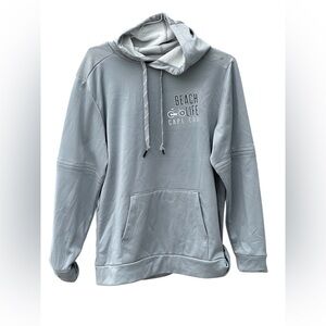 Beach Life Cape Cod Light Gray Hoodie- Medium